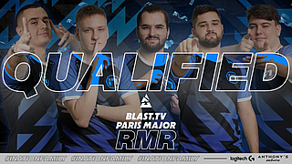 Six teams secured their spots in the BLAST.tv Paris Major EU RMR