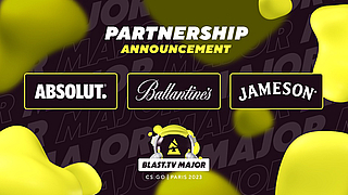 BLAST Teams Up with Absolut, Ballantine’s, and Jameson for Paris Major 2023